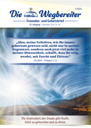 Freundes- und Gebetsbrief September 2026 Nr. 761