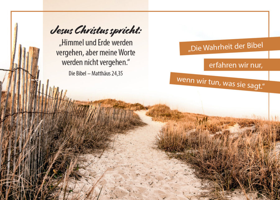 Himmel und Erde werden vergehen