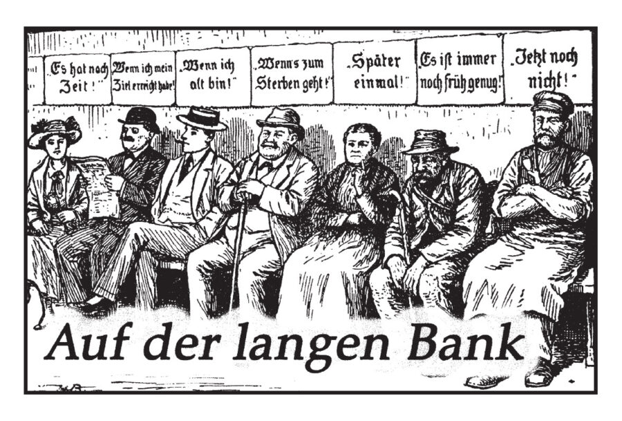 Auf der langen Bank
