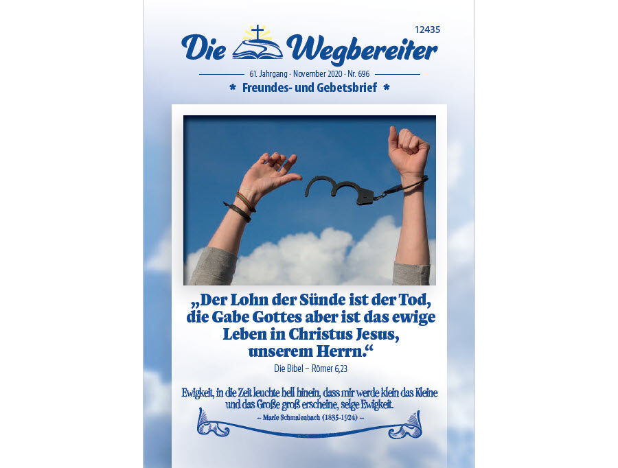 Freundes- und Gebetsbrief November 2020