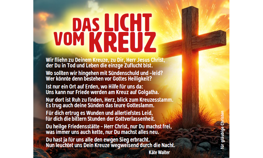 Das Licht vom Kreuz