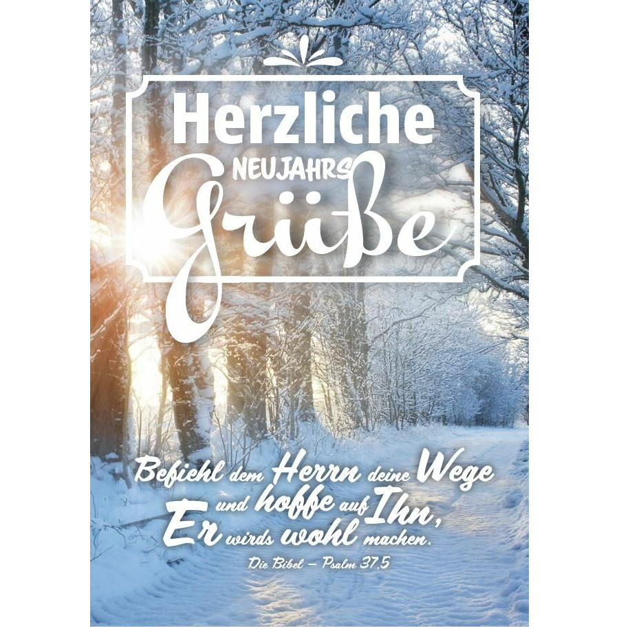 Herzliche Neujahrsgrüße