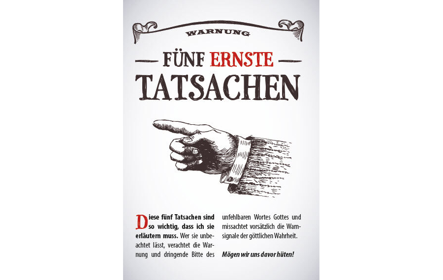 Fünf ernste Tatsachen