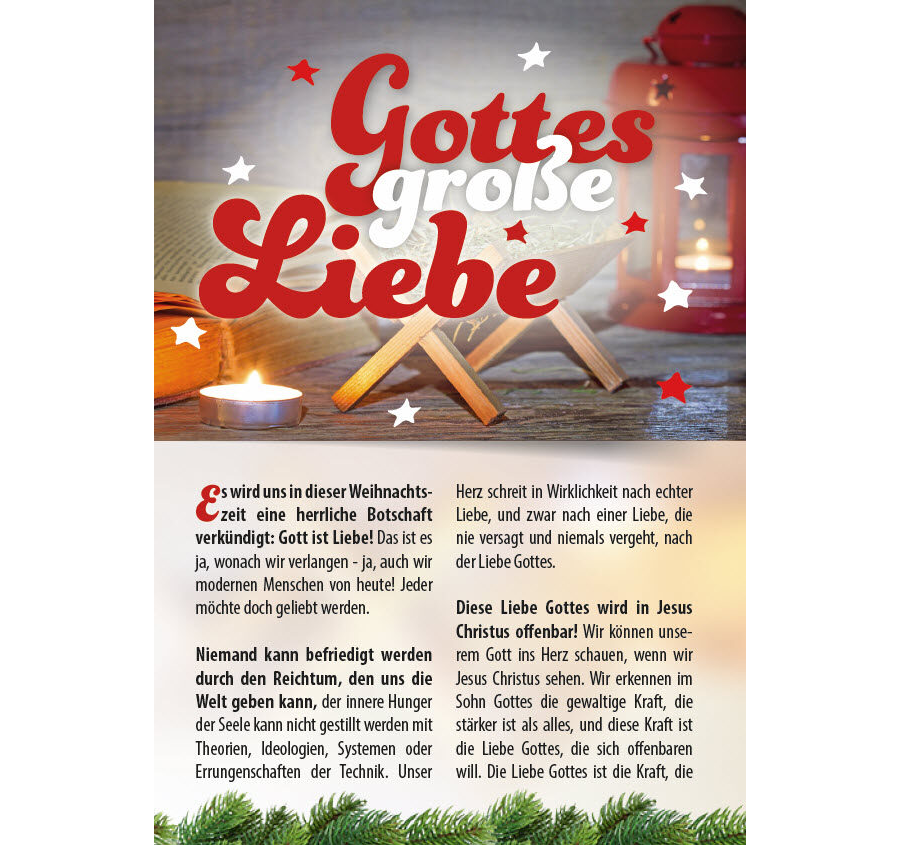 Gottes große Liebe