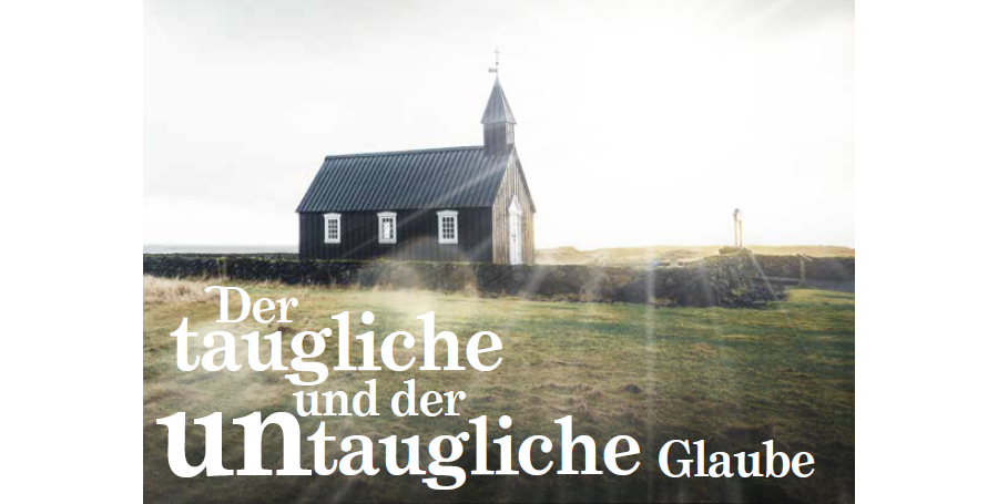 Der taugliche und der untaugliche Glaube