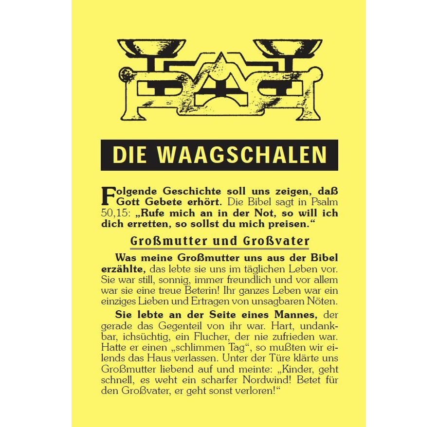 Die Waagschalen