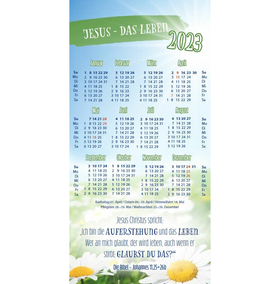 Kalender-Spruchkarte 2023 (SK14)