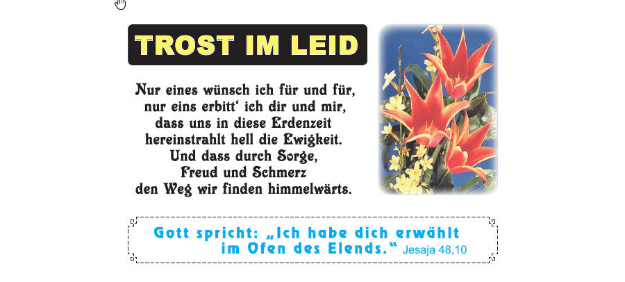 Trost im Leid