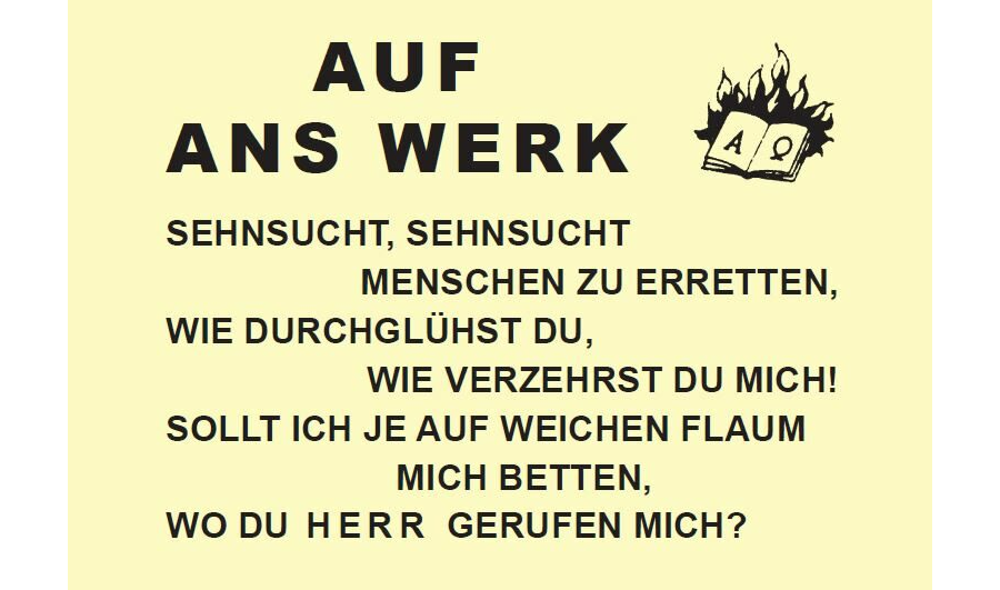 Auf ans Werk