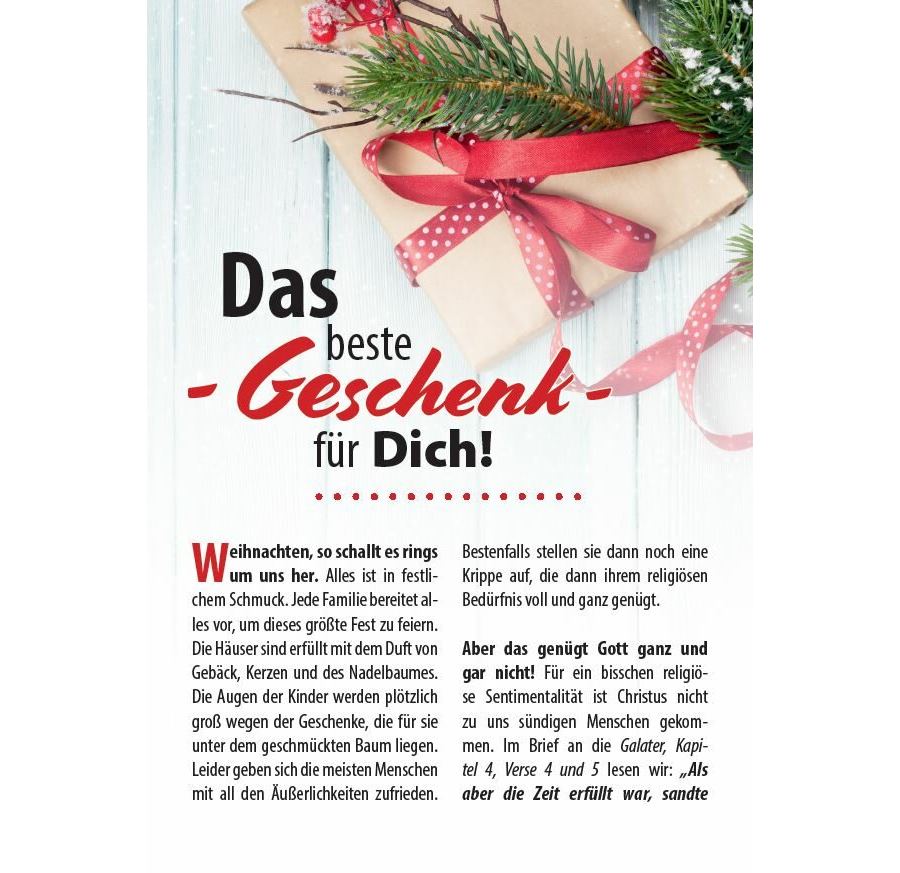 Das beste Geschenk für Dich!