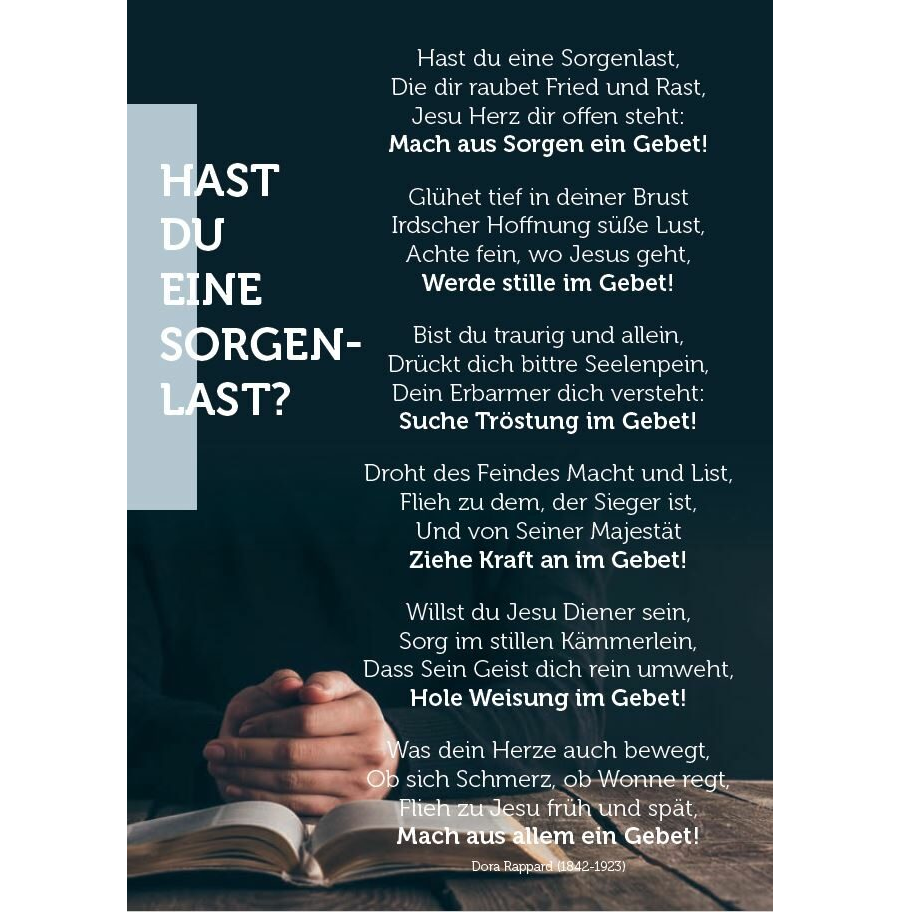 Hast Du eine Sorgenlast (SK11)